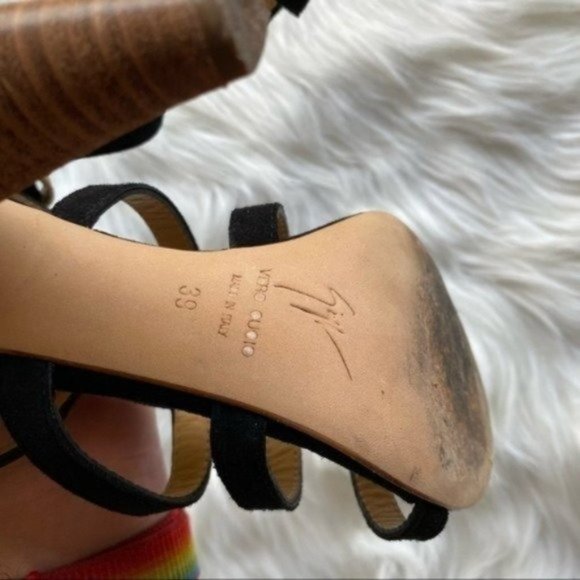 Giuseppe Zanotti Suede Strappy Gladiator Sandals - Picture 6 of 11